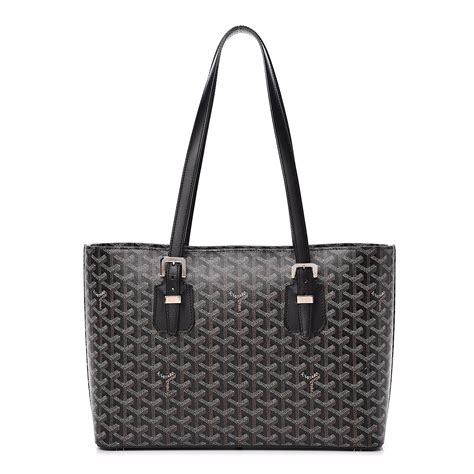 GOYARD Goyardine Sac Marie Galante MM Black